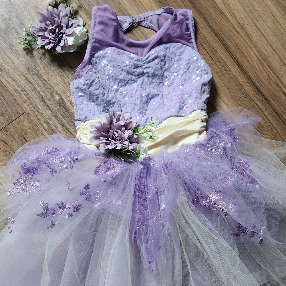 Girls dance costume